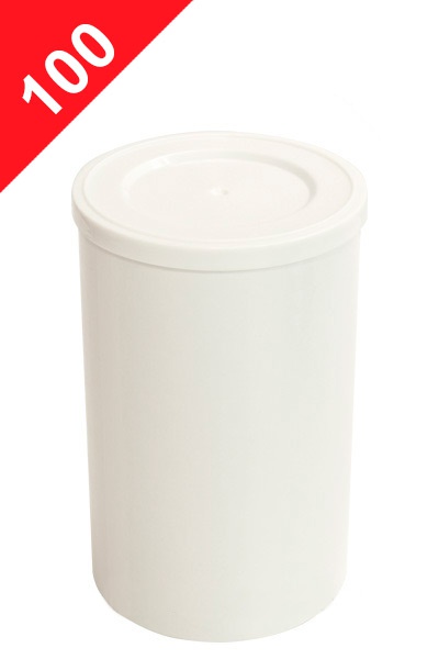 Tuba na kávu, 100g, lesklá bílá, dx73x120