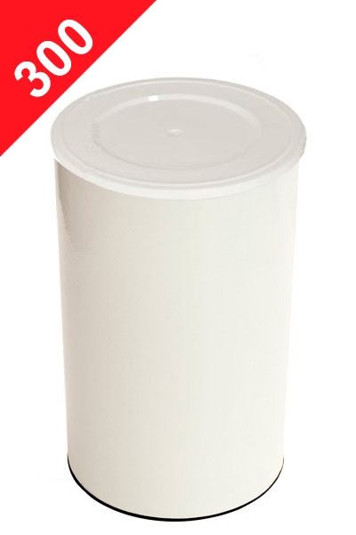 Tuba na kávu, 300g, lesklá bílá, dx99x160