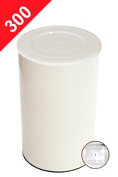 Tuba na kávu s ventilem, 300g, lesklá bílá, dx99x160