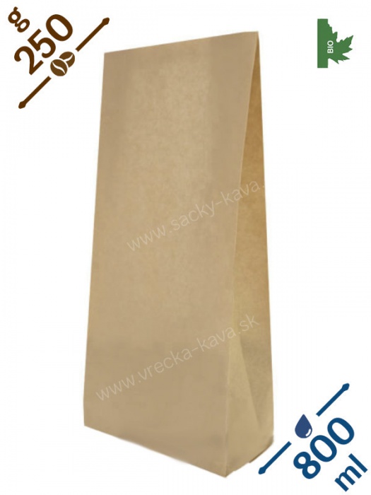 BIO + MET sáčky na potraviny Klasik, 250g, papír, 8x28x4