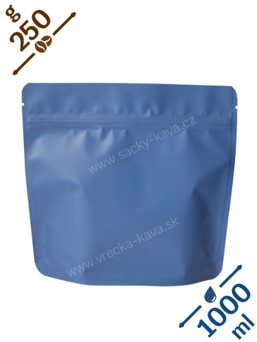 Sáčky na potraviny konvička se ZIPem, 1000ml, modré, 20x19x7 - DOPRODEJ!